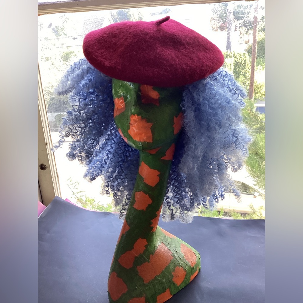 Vintage wine beret